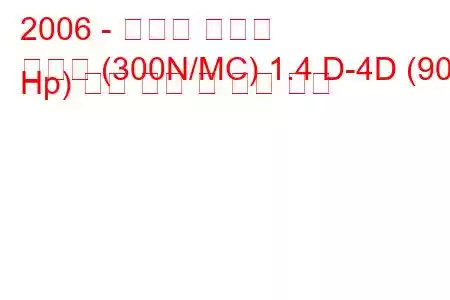 2006 - 토요타 코롤라
코롤라 (300N/MC) 1.4 D-4D (90 Hp) 연료 소비 및 기술 사양