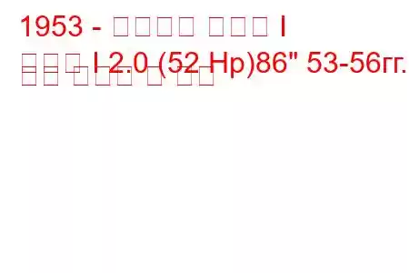 1953 - 랜드로버 시리즈 I
시리즈 I 2.0 (52 Hp)86