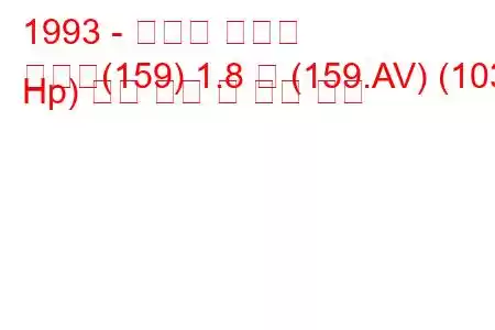 1993 - 피아트 템프라
템프라(159) 1.8 즉 (159.AV) (103 Hp) 연료 소비 및 기술 사양