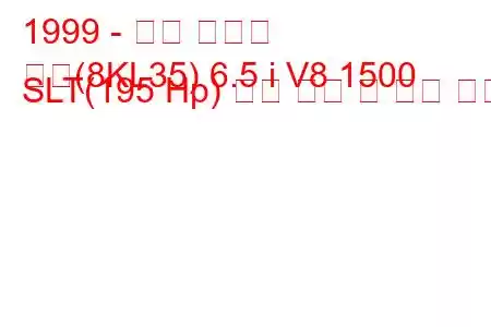 1999 - 홀든 서버번
교외(8KL35) 6.5 i V8 1500 SLT(195 Hp) 연료 소비 및 기술 사양