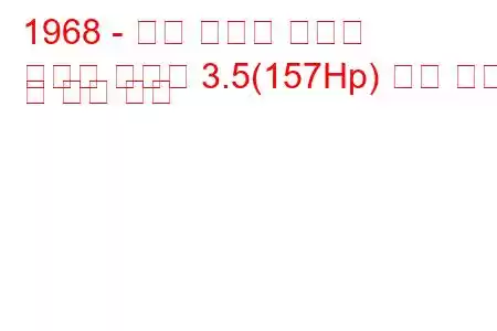 1968 - 모건 플러스 에이트
플러스 에이트 3.5(157Hp) 연료 소비 및 기술 사양