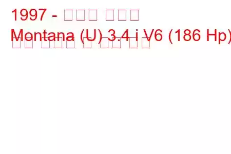 1997 - 폰티악 몬타나
Montana (U) 3.4 i V6 (186 Hp) 연료 소비량 및 기술 사양