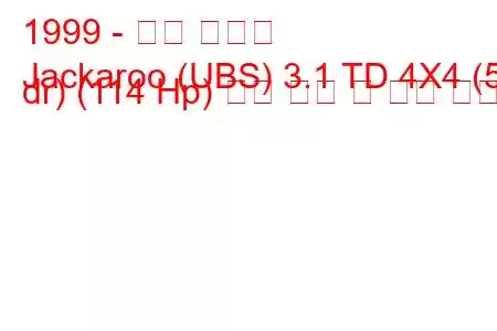 1999 - 홀든 재커루
Jackaroo (UBS) 3.1 TD 4X4 (5 dr) (114 Hp) 연료 소비 및 기술 사양